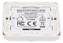 Bild av Väggströmbrytare, Bluetooth/Zigbee, 4 knappar, vit, Shelly BLU Wall Switch 4 ZB
