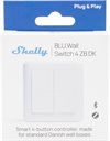 Bild av Väggströmbrytare, Bluetooth/Zigbee, 4 knappar, vit, Shelly BLU Wall Switch 4 ZB