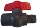 Bild av Kulventil, manuell, plast, 1/2", Ventil/kran 1/2"