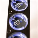 Bild av Grenuttag, Wifi/BLU/Matter/Zigbee, Svart, Shelly Power Strip Gen4