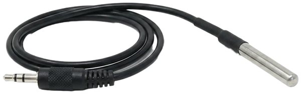 Bild av Temperaturgivare, 3m, DS18B20, 3,5 mm jack för Shelly PILL