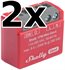 Bild av Infälld strömbrytare, Liten, Effektmätning, WiFi, Zigbee, Matter, 2-pack, Shelly 1PM Mini Gen4
