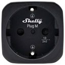 Bild av 2-pack smart stickpropp – WiFi, Bluetooth, Matter, effektmätning, 13A, Svart – Shelly Plug M Gen3