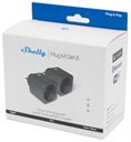 Bild av 2-pack smart stickpropp – WiFi, Bluetooth, Matter, effektmätning, 13A, Svart – Shelly Plug M Gen3