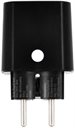Bild av 2-pack smart stickpropp – WiFi, Bluetooth, Matter, effektmätning, 13A, Svart – Shelly Plug M Gen3