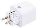 Bild av 2-pack smart stickpropp – WiFi, Bluetooth, Matter, effektmätning, 13A, Vit – Shelly Plug M Gen3
