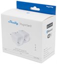 Bild av 2-pack smart stickpropp – WiFi, Bluetooth, Matter, effektmätning, 13A, Vit – Shelly Plug M Gen3