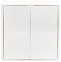 Bild av Väggströmbrytare, Bluetooth/Zigbee, batteri, 4 knappar, Shelly BLU Wall Switch 4 ZB (Stand Alone)