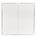 Bild av Väggströmbrytare, BLU, Zigbee, batteri, 4 knappar, Shelly BLU Wall Switch 4 ZB (Stand Alone)