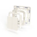 Bild av Väggströmbrytare, Bluetooth/Zigbee, batteri, 4 knappar, Shelly BLU Wall Switch 4 ZB (Stand Alone)