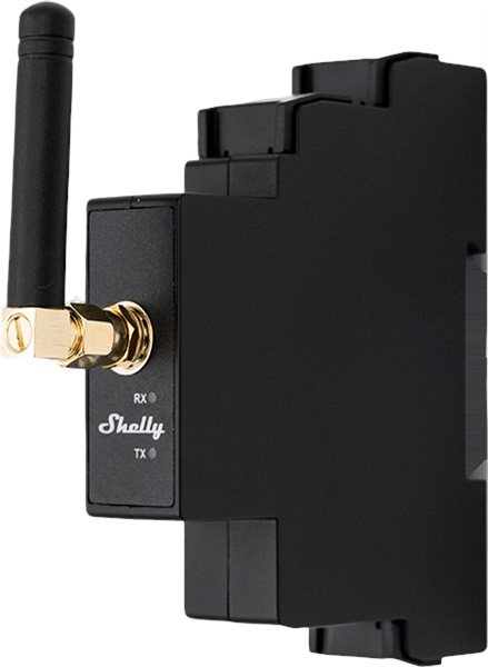 Bild av Långdistansmodul, LoRa, 868 MHz, SMA-antenn, DIN, tillbehör Pro-serien, Shelly Pro LoRa Add-on