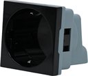 Bild av Uttagsmodul för Shelly Wall Display Stand, Svart, Shelly Socket for Wall Display Stand