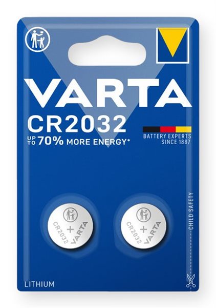Bild av Batteri Varta CR2032 Litium 3V (2-pack)