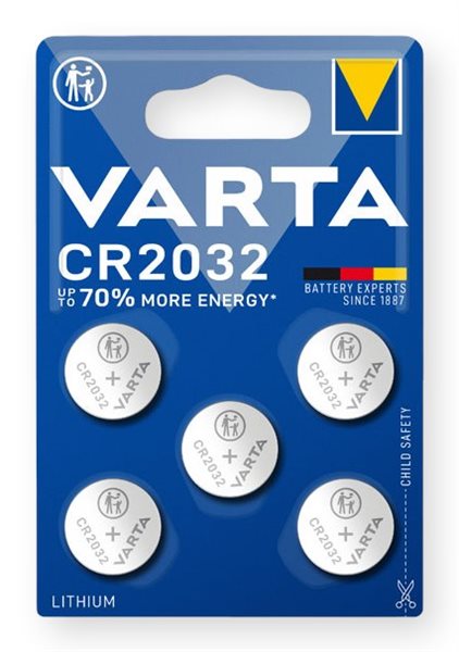 Bild av Batteri Varta CR2032 Litium 3V (5-pack)