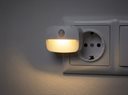 Bild av Nattlampa med rörelsesensor för vägguttag, dimbar, 3 lägen