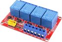 Bild av Reläkort, 4 kanaler, 12V, skruvterminal