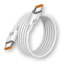 Bild av Laddkabel, USB-C till USB-C, 120 W PD, 1,5 m, vit
