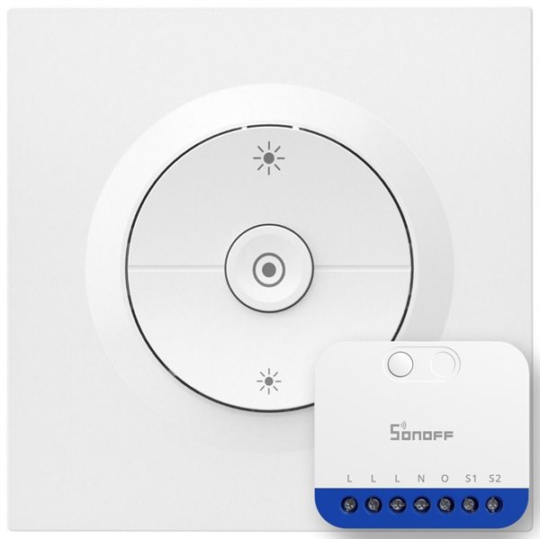 Bild av Väggdimmer, komplett med Orb-hölje, WiFi, Matter, Sonoff Orb-DIM (MINI-DIM-E)
