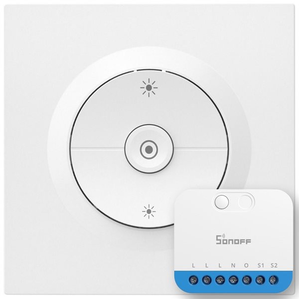 Bild av Väggdimmer, komplett med Orb-hölje, Zigbee, effektmätning, Sonoff Orb-ZBDIM (MINI-ZBDIM-E)