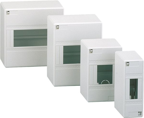 Bild av Normkapsling, 1-2 moduler, IP30, Vit, Mini Opale