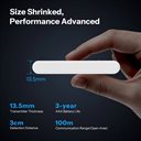 Bild av 4-pack magnetsensor dörr/fönster, Zigbee, AAA-batterier, sabotageskydd, Sonoff SenseGuard DW Gen2 SNZB-04PR2
