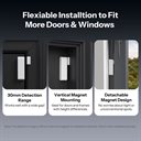 Bild av 4-pack magnetsensor dörr/fönster, Zigbee, AAA-batterier, sabotageskydd, Sonoff SenseGuard DW Gen2 SNZB-04PR2