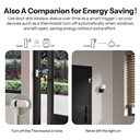 Bild av 4-pack magnetsensor dörr/fönster, Zigbee, AAA-batterier, sabotageskydd, Sonoff SenseGuard DW Gen2 SNZB-04PR2