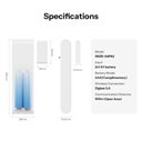 Bild av 4-pack magnetsensor dörr/fönster, Zigbee, AAA-batterier, sabotageskydd, Sonoff SenseGuard DW Gen2 SNZB-04PR2