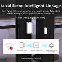 Bild av Magnetsensor dörr/fönster, Zigbee, CR2477, sabotageskydd, Sonoff SenseGuard DW Gen2 SNZB-04PR1
