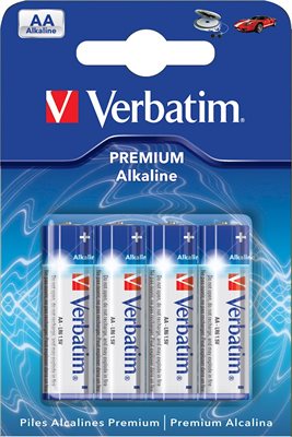 Batterier, 4-pack, LR06/AA