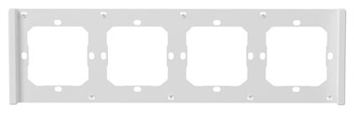 Ram, 4 fack, Vit, Sonoff Switch frame 4-gang white