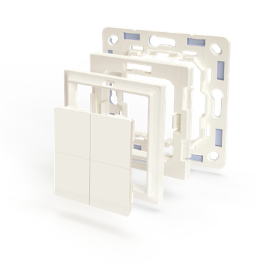 Adapter till väggströmbrytare, Exxact, ELKO, Gira, Merten