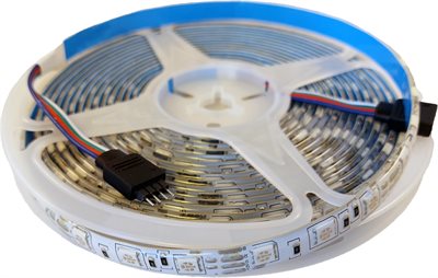 LED-list, 5m, inom- & utomhus, RGB, IP65