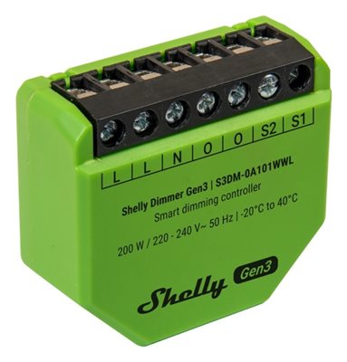 Dimmer, Wifi, Shelly Dimmer Gen 3
