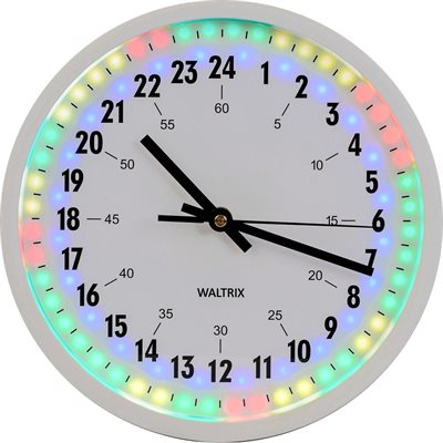 Elprisklocka, Vit, 24 tim, EcoWatch Julia 24h