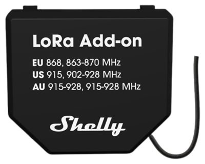 Långdistansmodul, LoRa, 868 MHz, tillbehör, Shelly LoRa Add-on