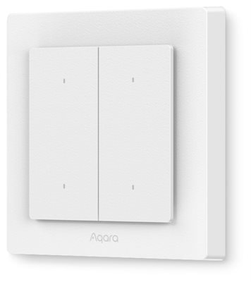 Väggströmbrytare, 4 knappar, Zigbee/Thread/BLE, Aqara Light Switch H2 EU