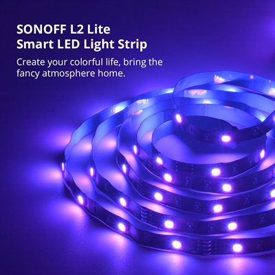 LED-list, inomhus, WiFi, Sonoff L2 Lite-5M-EU