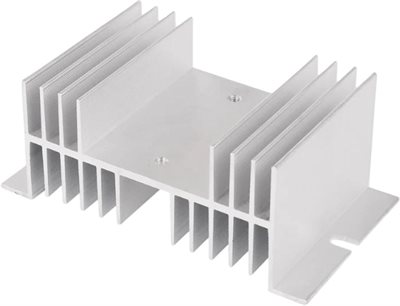 Kylfläns för SSR-relä, aluminium, W-70, 10–40 A