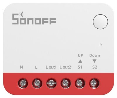 Styrning av markis-/rullgardinsmotor, Zigbee, Sonoff MINI ZBRBS