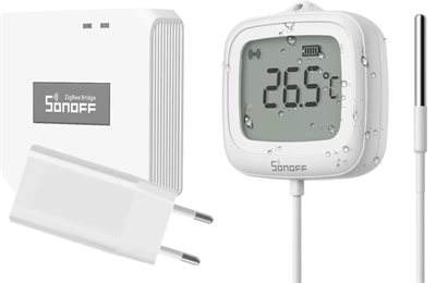Mät temperaturen i kyl/frys, WiFi/Zigbee