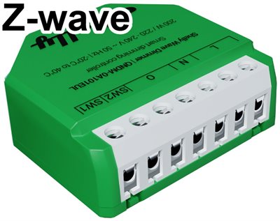 Dimmer, Z-Wave LR, infälld, utan nolla, Shelly Wave Dimmer LR