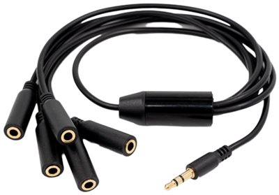 Shelly Splitter 1 to 5 - 3.5mm jack (Accessory for Shelly Pill)