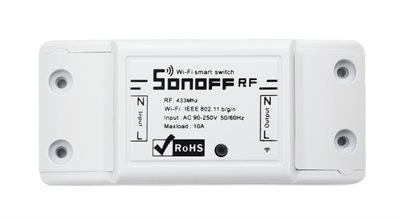 Liten strömbrytare på/av, RF + WiFi, Sonoff RF