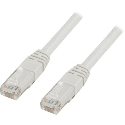 Nätverkskabel, Cat6, 5m, vit