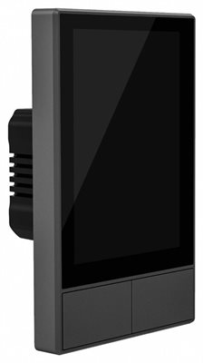 Skärm + väggbrytare, 2 kanaler, WiFi, SONOFF NSPanel - US