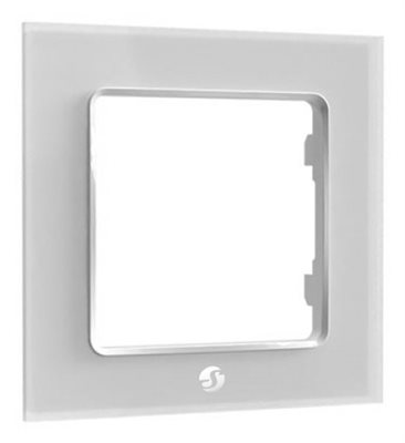 Ram till väggströmbrytare, x1, Vit, Shelly Wall Switch Frame x1 White